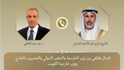 وزير الخارجية يبحث هاتفياً مع نظيره الكويتي التطورات الإقليمية وسبل خفض التصعيد