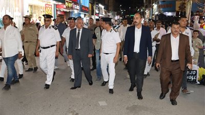 مدير أمن بني سويف يقود حملة موسعة لتحقيق الانضباط ورفع الإشغالات بشوارع المدينة