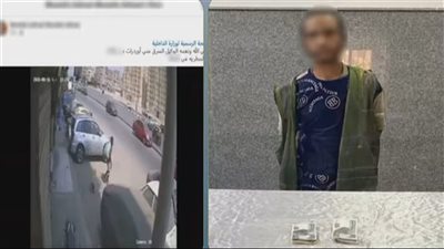  جامع قمامة سرق ملابس من أمام محل بالمطرية