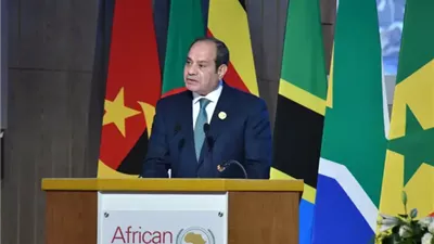 تفاصيل لقاء الرئيس السيسي بنظيره الجنوب إفريقي سيريل رامافوزا